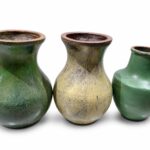 MACETERO EN CERAMICA VERDE VARIADO