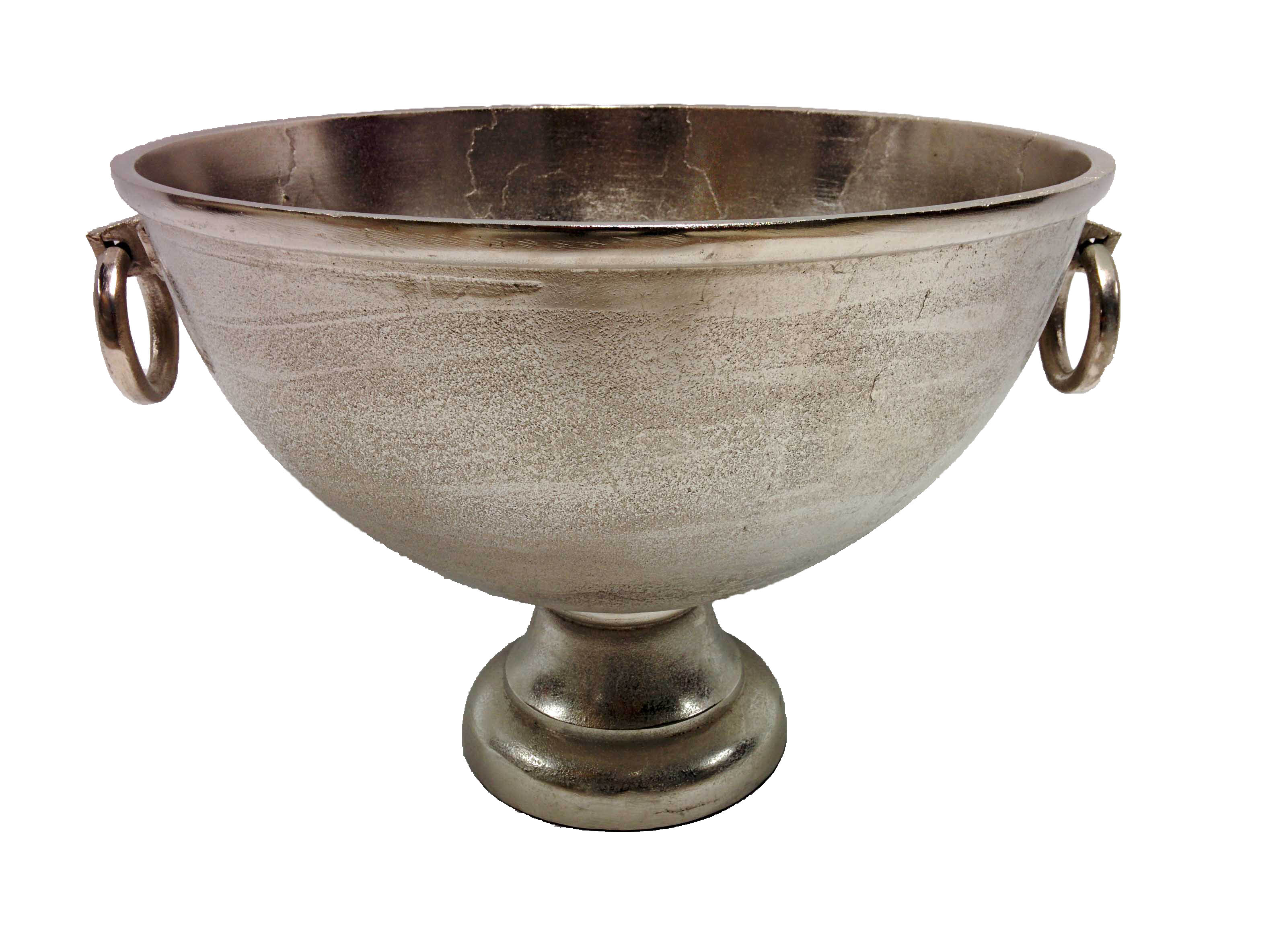 BOWL/CHAMPANERA EN ACERO  MARTILLADA