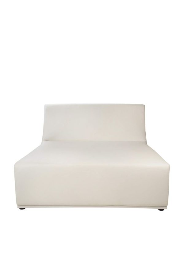 CHAISE LONGUE EN LEATHER P/EXTERIOR