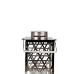 STAR WEAVE HURRICANE LANTERN ACERO INOX