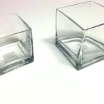 FLORERO CRISTAL CUADRADO PEQ