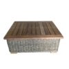 MESA PARA EXTERIOR GRIS