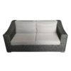 SOFA DE DOS PLAZAS PARA EXTERIOR GRIS