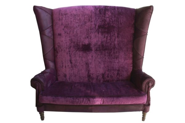 2 SEATER SOFA PURPLE