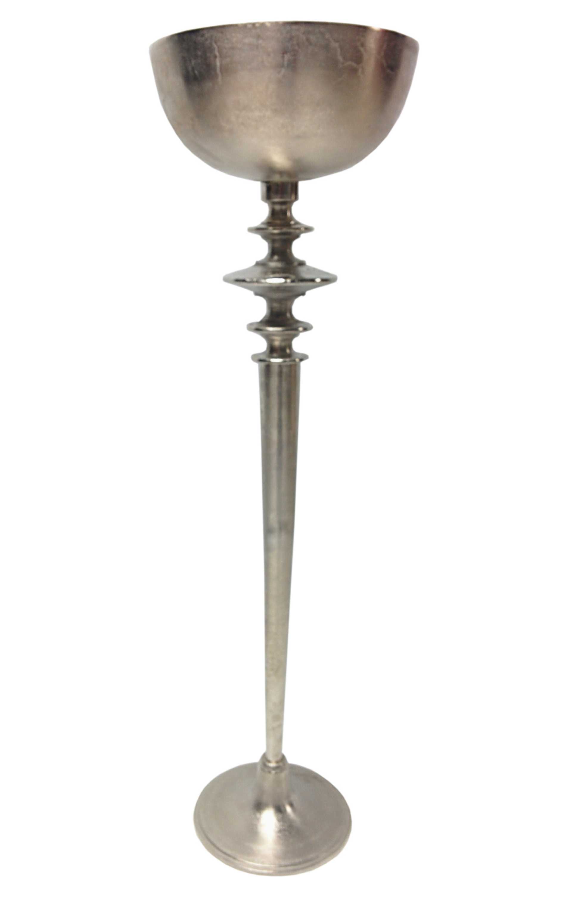 COPON PEDESTAL PLATA MARTILLADA MATILDA