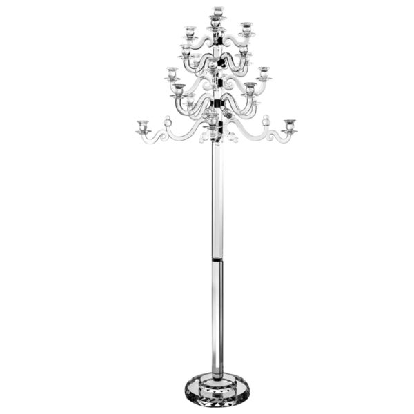 CANDELABRO 21 BRAZOS EN CRISTAL CRAWFORD