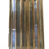 CILINDRO EN METAL Y CRISTAL DORADO LINZ MED
