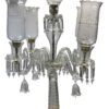 CANDELABRO COPAS CRISTAL TALLADO NORMANDIA GDE - Image 2