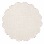 DOYLE REDONDO HILO BLANCO 16''