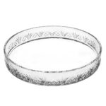 BANDEJA EN CRISTAL REDONDA "DUBLIN"