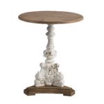 MESA BISTRO TOPE MADERA "ANTIQUE" GDE.