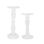 CANDELABRO "FROSTED" CLEAR GDE.