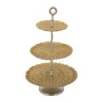 CAKE STAND 3 NIVELES "LEAF"