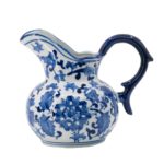 JARRA BLANCA Y AZUL "WILLOW"