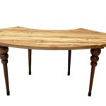 MESA BAR SERPENTINA EN MADERA "GRANADA"