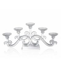 CANDELABRO 5 BRAZOS EN CRISTAL "GRECIA"