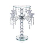 CANDELABRO EN CRISTAL CRAWFORD 4 BRAZOS