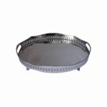 BANDEJA OVALADA EN PLATA "DIVINE"
