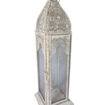 LINTERNA MECCA CUADRADA BLANCA PEQ