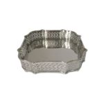 BANDEJA SQUARE SILVER PLATE ''DIVINE''
