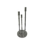 CANDELABRO 3 BRAZOS EN ACERO "HARALD"