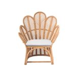 BUTACA EN RATTAN NATURAL "FAWCETT"
