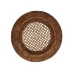 PLATO BASE RATTAN DARK WALNUT