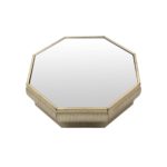 ELEVADOR OCTAGONAL CHAMPAGNE 16" X 16"