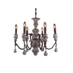 LAMPARA PROVENZAL TORNEADA