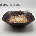 BOWL EN CRISTAL ROCHER GOLD