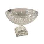 BOWL CON PEDESTAL EN CRISTAL "CHARLES"