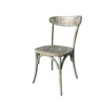 SILLA EN MADERA VINTAGE "ELENA" GREEN