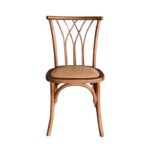 SILLA RATTAN PORTAZUL CAOBA