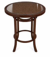 MESA BAR REDONDA MADERA NATURAL AMAZONICA