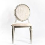 SILLA MARIA ANTONIETA GOLD ESPALDAR TAPIZADO