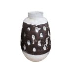 FLORERO CERAMICA MARRON "MIKAEL" GD