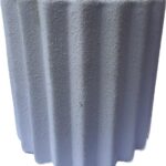 MACETERO EN CEMENTO NUT BLANCO