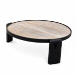 MESA DE CENTRO ANTIQUE BLACK "GLASGOW"