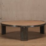 MESA DE CENTRO ANTIQUE BLACK "GLASGOW"