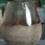 FLORERO EN CRISTAL "SAND" PEQ.