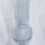 FLORERO EN CRISTAL RANURADO "ATHENEA" MED