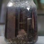 FLORERO EN CRISTAL SMOKE "DETROIT"