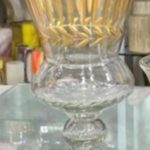 COPON EN CRISTAL RANURADO GOLD "HERA" GDE