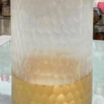 FLORERO EN CRISTAL AHUMADO JACKSON