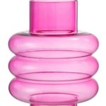 FLORERO EN CRISTAL "BUBBLE" PINK