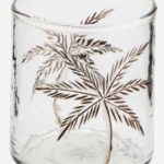 CILINDRO EN CRISTAL "PALMERAS" MED.