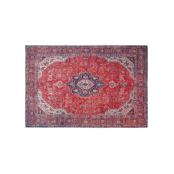 ALFOMBRA JACQUARD BLUE RED 8X10