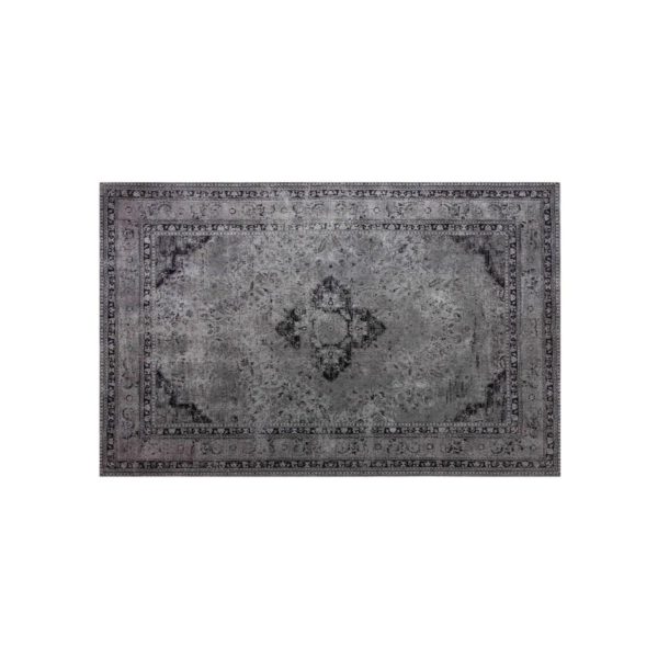 ALFOMBRA JACQUARD BLACK 8X10