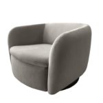 BUTACA GIRATORIA "COVENTRY" BEIGE