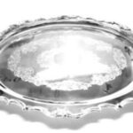 BANDEJA OVALADA SILVER PLATED "GRAZ"